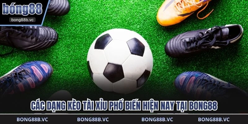Các dạng kèo tài xỉu phổ biến hiện nay tại BONG88