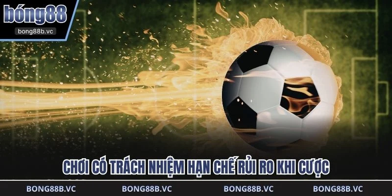 Chơi có trách nhiệm hạn chế rủi ro khi cược