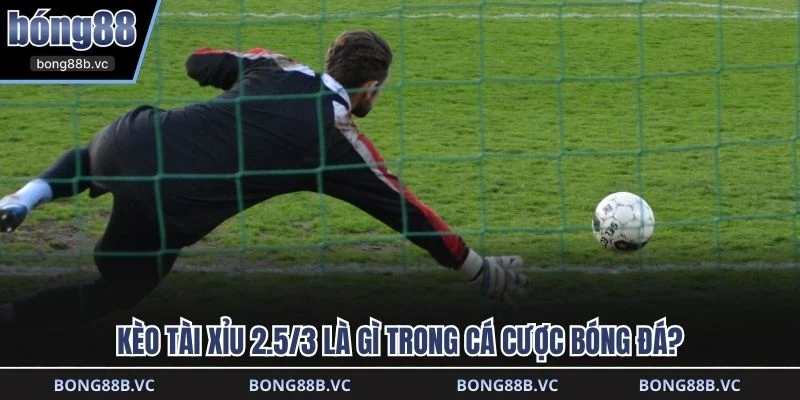 Kèo tài xỉu 2.5/3 là gì trong cá cược bóng đá?