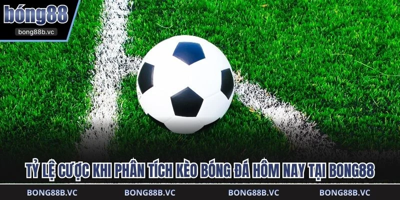 Tỷ lệ cược khi phân tích kèo bóng đá hôm nay tại BONG88